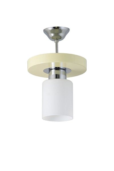 Lambadar Single Modern Sports Model Round Tray Cream Chandelier