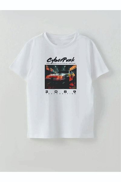 Cevval Tricou cu imprimeu Cyber ​​Punk pentru băiat