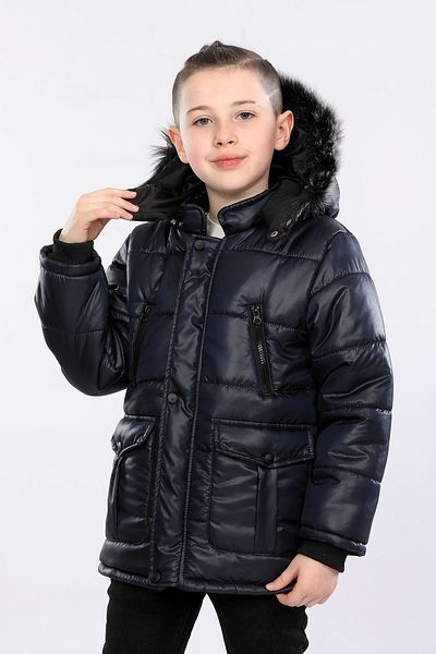 Veform Water and Windproof Children's Coat - Detachable Hood, Fur AVM152VF