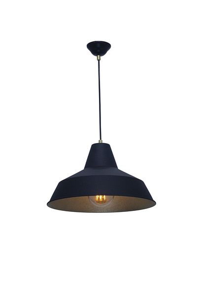 Lambadar Retro Rustic Model Modern Metal Single Pendant Lamp Black Chandelier