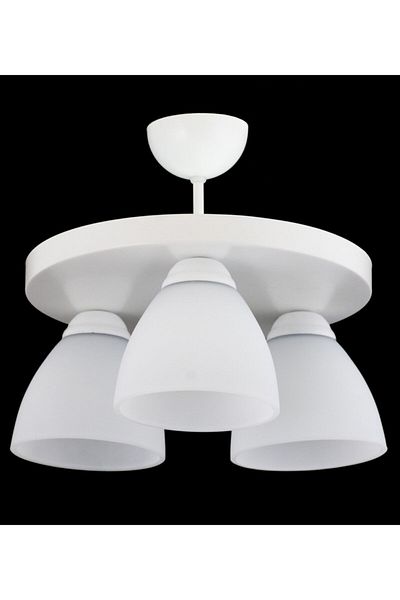 Lambadar Single Round White Sports Model Modern Chandelier