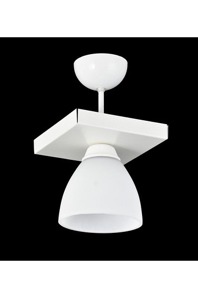 Lambadar Triple Rectangular White Sports Model Modern Chandelier