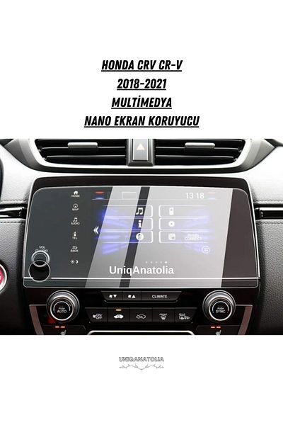 UniqAnatolia Honda Crv Cr-V 2018 - 2021 Multimedia Nano Screen Protector
