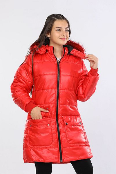 Veform Water and Windproof Children's Coat - Detachable Hood, Fur Inside AVM151VF