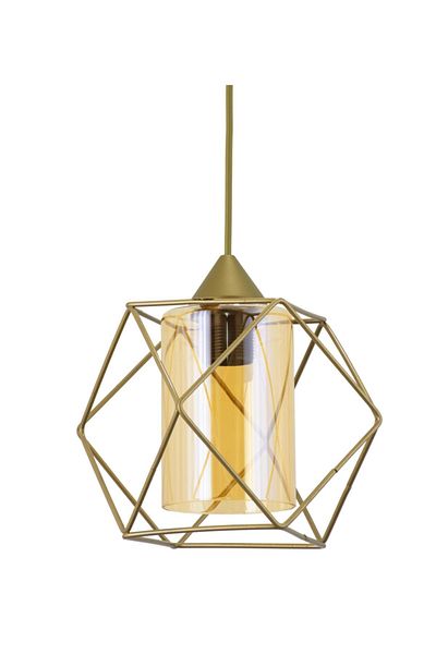 Lambadar Modern Sports Square Geometric Triple Antique Balcam Metal Pendant Lamp Chandelier
