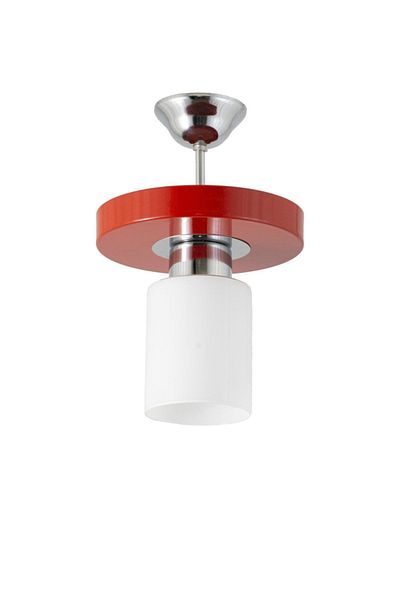 Lambadar Single Modern Sports Model Round Tray Red Chandelier