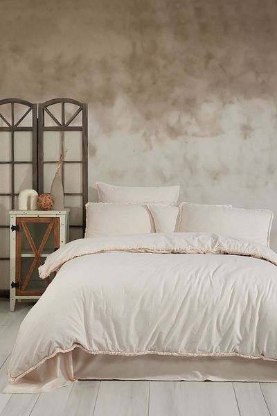 Macas Home Artemis 100% Cotton Vintage Washable Single Duvet Cover Set