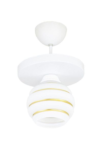 Lambadar Single Special Striped Glass Model Modern Plafonier Chandelier