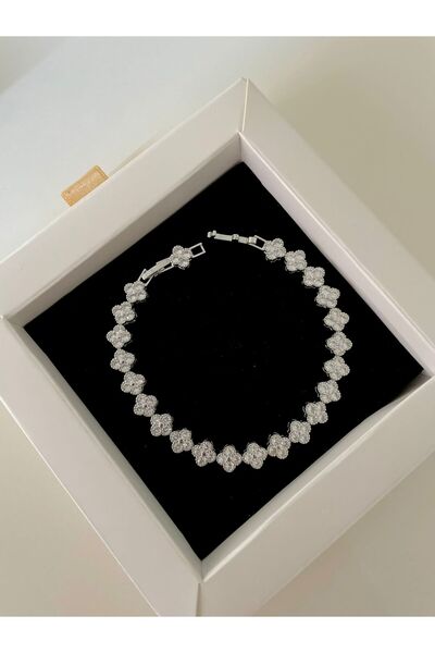 selinsjewelry سوار ممر الماء من حجر الزركون والبرسيم