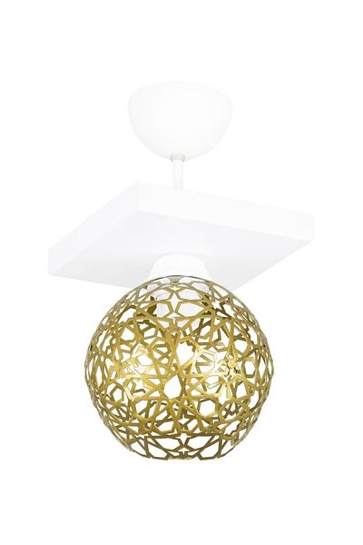 Lambadar Seljuk Ball Motif Star Wrought Iron Model Retro Rustic Plafonier Chandelier