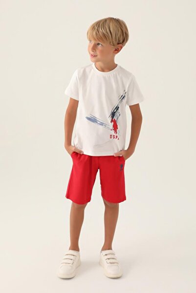 U.S. Polo Assn. Kids Η.Π.Α. Polo Assn. Σετ παντελόνι Bermuda για αγόρι