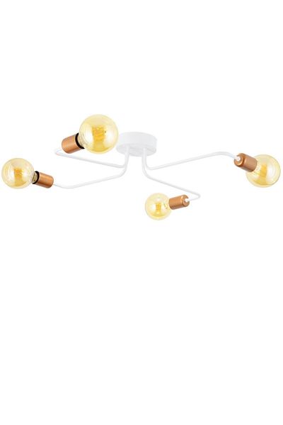 Lambadar Retro Scorpion Modern 4-Place Floor Ceiling Mounted Chandelier