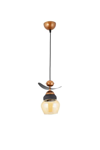 Lambadar Triple Modern Style Boat Model Metal Glass Pendant Lamp Chandelier