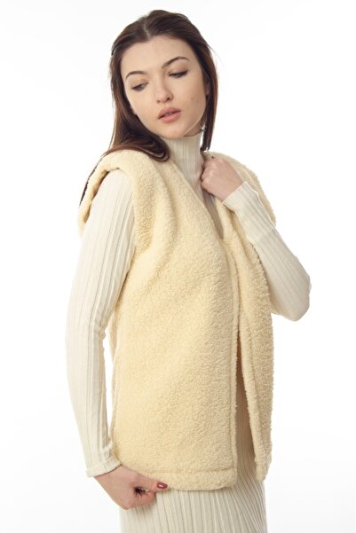 CEYS PELUŞ YELEK SARI