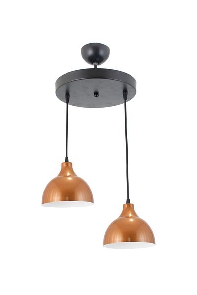 Lambadar Retro Rustic Model Modern Metal Double Pendant Lamp Chandelier Cafe
