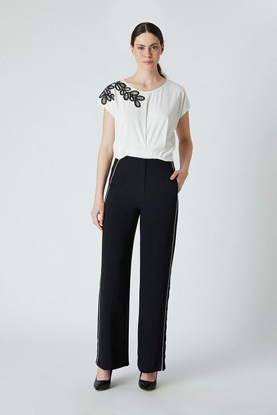 FEVER Garnished Designed Trousers