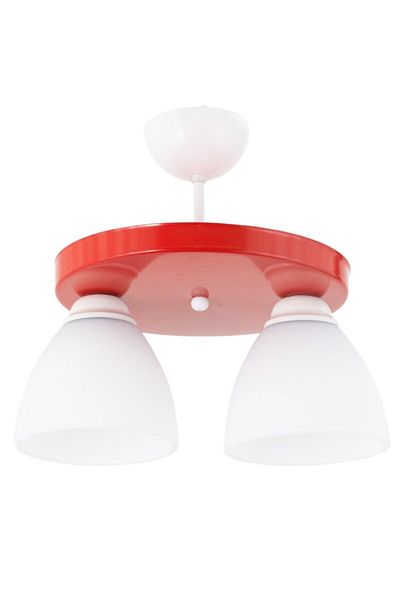 Lambadar Double Round Red Sports Model Modern Chandelier