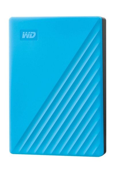 WD قرص ماي باسبورت 4 تيرابايت 2.5 بوصة يو اس بي 3.2 محمول WDBPKJ0040BBL-WESN أزرق