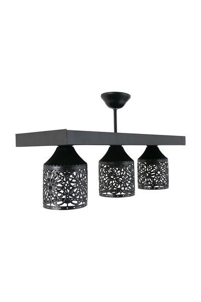 Lambadar Triple Sports Model Modern Retro Rustic Chandelier