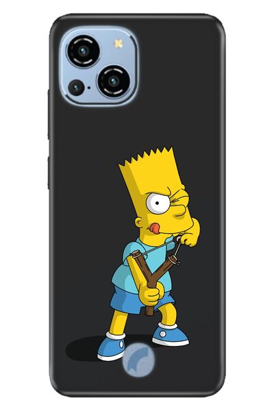 Reeder S23 Pro Max Kılıf Resimli Desenli Silikon Simpsons