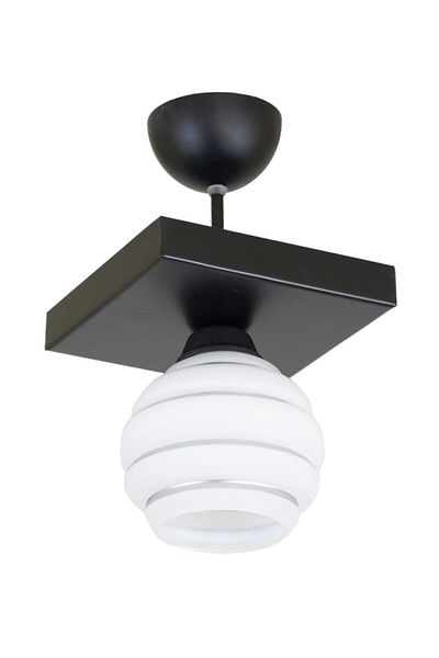 Lambadar Single Special Striped Glass Model Modern Plafonier Chandelier