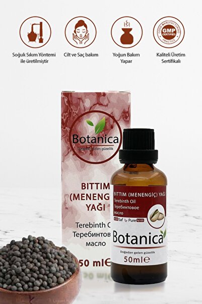 botanica 50 ml Pistacia Vera Seed Bıttım (Menengiç) Oil - Skin Health Chitber...