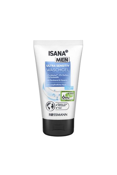 ISANA MEN 150 ml Ultra Sensitive Face Wash Gel