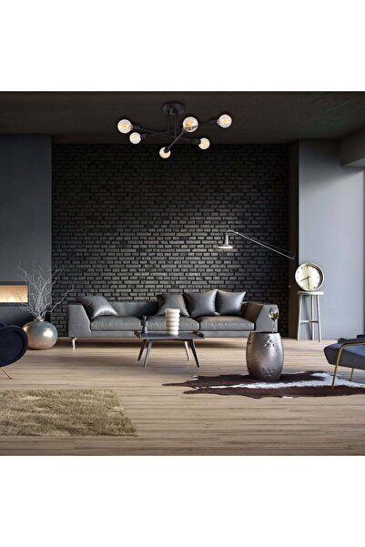 Lambadar Altılı Akrobat Çapraz Model Plafonyer Tavana Monte Ahtapot Avize