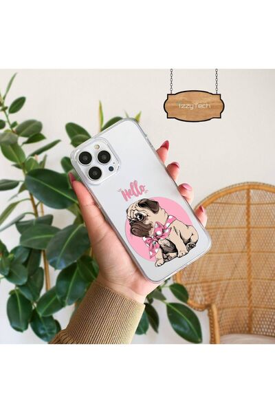 izzytech حافظة متوافقة مع هاتف iPhone 11 PRO، غطاء ناعم واقٍ بتصميم شفاف