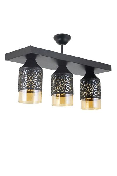 Lambadar Triple Sports Model Modern Retro Rustic Chandelier