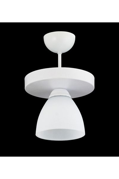 Lambadar Single Round White Sports Model Modern Chandelier