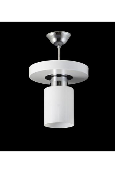 Lambadar Single Modern Sports Model Round Tray White Chandelier