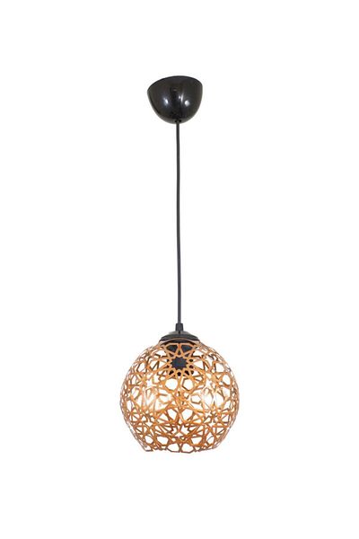 Lambadar Seljuk Ball Motif Star Wrought Iron Model Retro Rustic Pendant Lamp Chandelier
