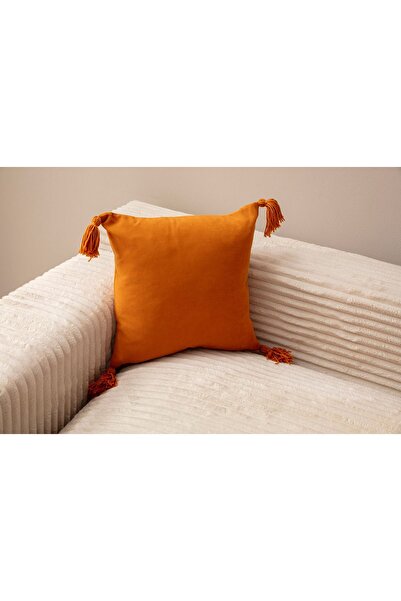 SWITA Home Design Μονό Διακοσμητικό Ριχτάρι Μαξιλαροθήκη Μουστάρδα