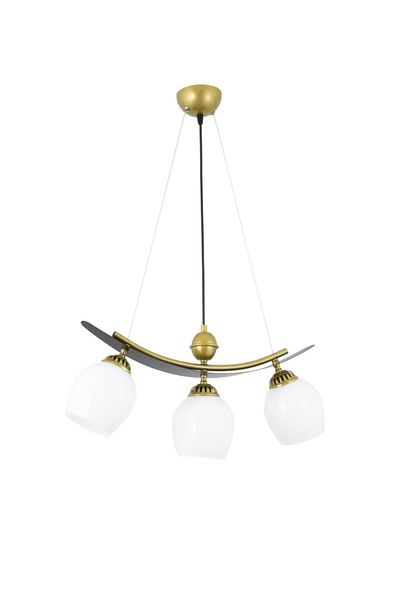 Lambadar Triple Modern Style Boat Model Metal Glass Pendant Lamp Chandelier