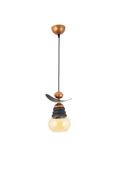 Lambadar Single Modern Style Boat Model Metal Glass Pendant Lamp Chandelier