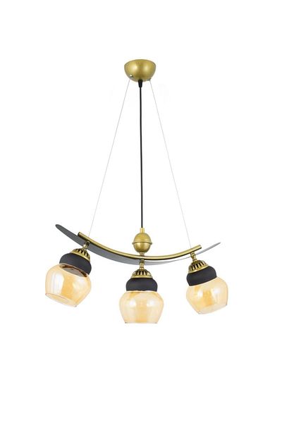 Lambadar Single Modern Style Boat Model Metal Glass Pendant Lamp Chandelier