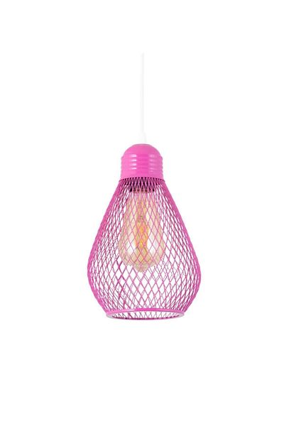Lambadar Bulb Model Pink Wrought Iron Modern Pendant Lamp Chandelier