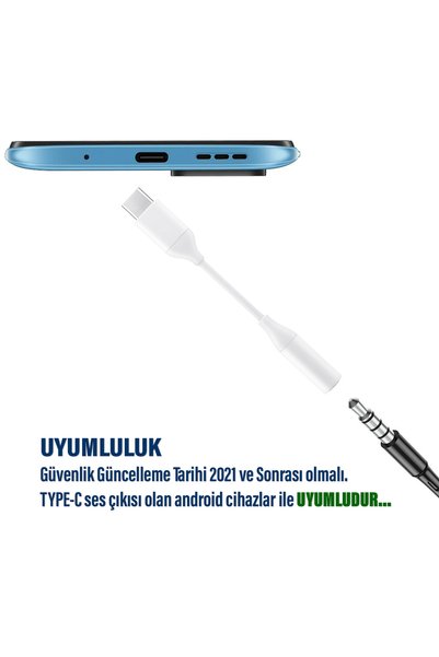 EXENAR Samsung A53 - A54 - A54 Compatible Headphone Converter Type C Adapter