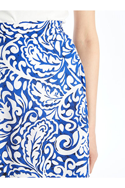 LC Waikiki Vzorovaná dámská sukně s elastickým pasem