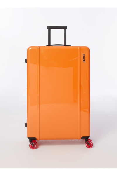 Floyd Turuncu Unisex 50,5x78x29 cm Çekçekli Sert Valiz Trunk - Hot Orange