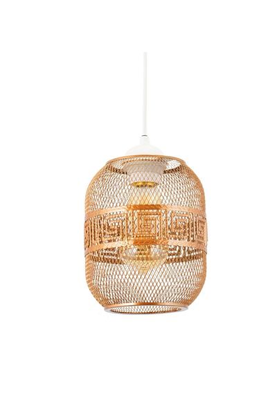 Lambadar Pana Model Cylinder Bulb Copper Wrought Iron Modern Pendant Lamp Chandelier