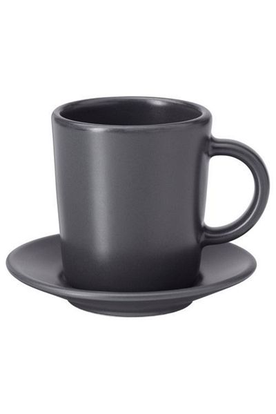 IKEA Dinera Espresso Cup, Dark Gray 1 Piece