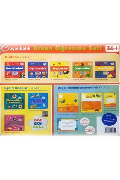 uçanbalık ERKEN ÖĞRENME SETİ 36+ UÇANBALIK (YENİ)