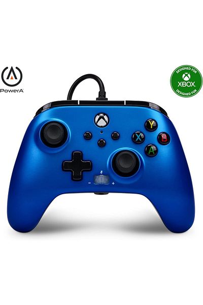 Store Tsrmx Powera Xbox Series X | Enhanced Wired Controller for S - Sapphire Fade, Blue New Model 9854