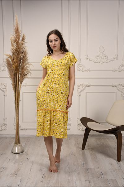 Wild Love Rochie de damă cu model margarete lungime midi