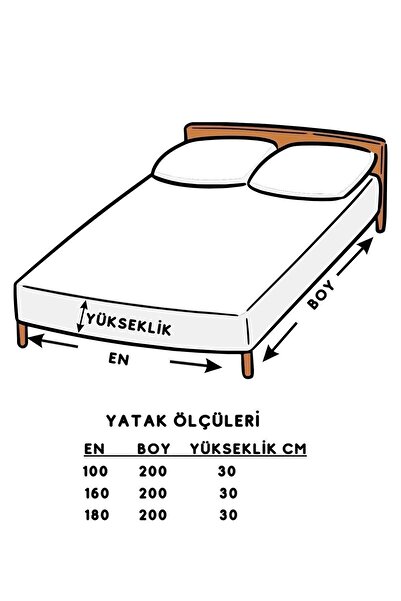 Firuze Cotton Liquid Proof Complete Elastic Full Protection Mattress Protector Fitted Mattresses 100X200/160X200/180X200