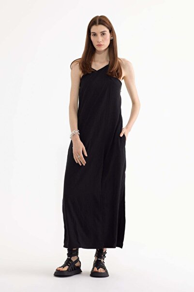 VDR Siyah Elbise 13245