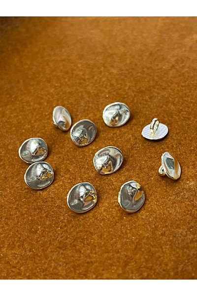 ODDA TASARIM ATÖLYESİ Gold Metal Shirt Dress Button