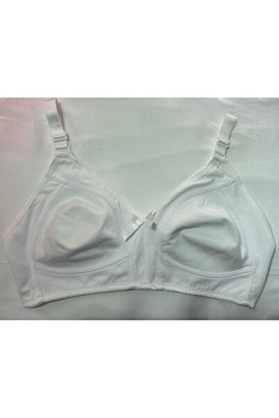 Kuryıldız Λευκό χτενισμένο βαμβακερό γυναικείο σουτιέν - Χωρίς σύρμα χωρίς στ...